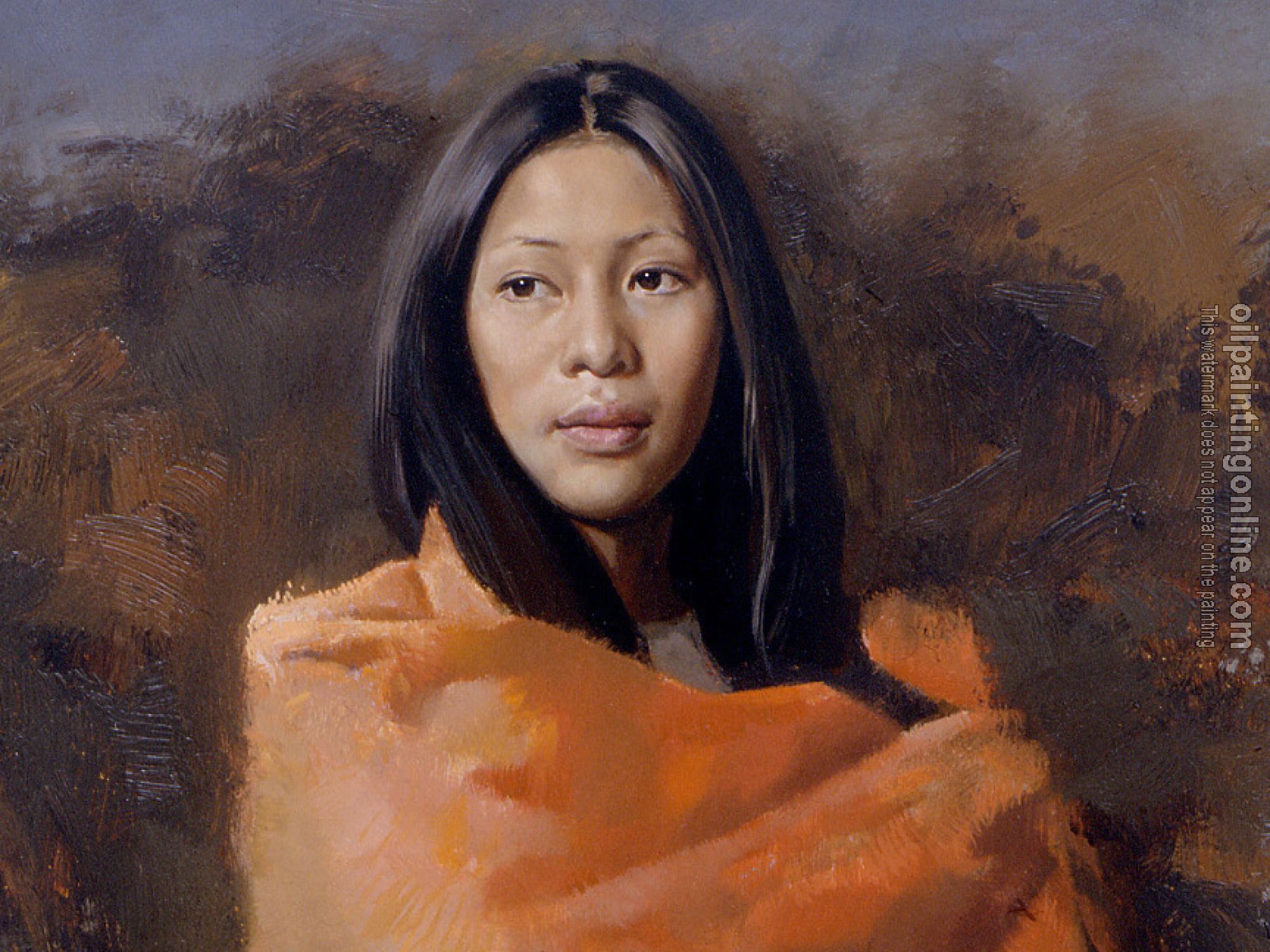 William Whitaker - Indian Territory detail